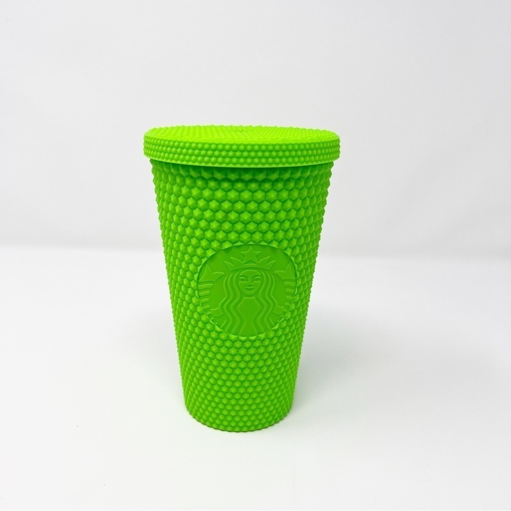 Starbucks Fall‎ 2021 Neon Green Studded Tumbler